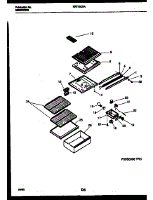 04 - Shelves And Supports parts for Frigidaire Refrigerator KRT15CRAW0 from AppliancePartsPros.com