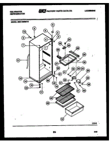 03 - Cabinet Parts parts for Frigidaire Refrigerator TAK160EN0T from AppliancePartsPros.com