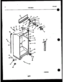 03 - Cabinet Parts parts for Frigidaire Refrigerator TGK180EN4W from AppliancePartsPros.com