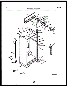 05 - Cabinet Parts parts for Frigidaire Refrigerator TGK190KN0W from AppliancePartsPros.com