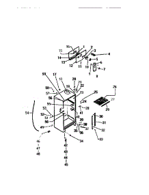03 - Cabinet W /  Fan Assembly parts for Frigidaire Refrigerator TM1210AN1T from AppliancePartsPros.com