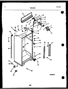 03 - Cabinet Parts parts for Frigidaire Refrigerator TSK206EN4D from AppliancePartsPros.com