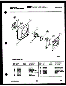 03 - Air Handling Parts parts for Frigidaire Air Conditioner MH205F1QA from AppliancePartsPros.com