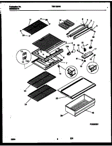 04 - Shelves And Supports parts for Frigidaire Refrigerator TSX130HN2T from AppliancePartsPros.com
