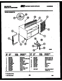 06 - Cabinet And Installation Parts parts for Frigidaire Air Conditioner MH205G1QA from AppliancePartsPros.com