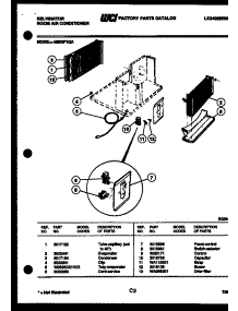 03 - Electrical Parts parts for Frigidaire Air Conditioner M205F1QA from AppliancePartsPros.com