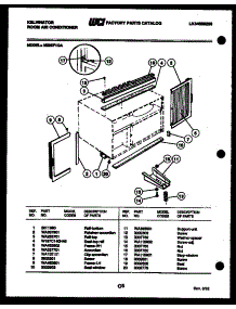 06 - Cabinet And Installation Parts parts for Frigidaire Air Conditioner M205F1QA from AppliancePartsPros.com