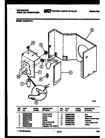 04 - Electric Parts parts for Frigidaire Air Conditioner KAC084P7A1 from AppliancePartsPros.com