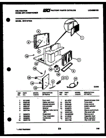 03 - Electrical Parts parts for Frigidaire Air Conditioner MH312F2QA from AppliancePartsPros.com