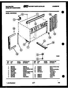 06 - Cabinet And Installation Parts parts for Frigidaire Air Conditioner MH312F2QA from AppliancePartsPros.com