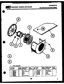 04 - Air Handling Parts parts for Frigidaire Air Conditioner MH525C2S5 from AppliancePartsPros.com