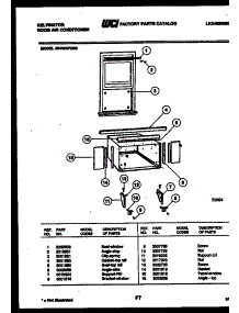 06 - Cabinet And Installation Parts parts for Frigidaire Air Conditioner MH424F2SG from AppliancePartsPros.com