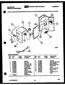 03 - Electrical Parts parts for Frigidaire Air Conditioner MH418F2SA from AppliancePartsPros.com