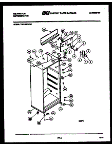 03 - Cabinet Parts parts for Frigidaire Refrigerator TSK145PN1F from AppliancePartsPros.com