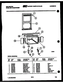 06 - Cabinet And Installation Parts parts for Frigidaire Air Conditioner MH424F2SA from AppliancePartsPros.com