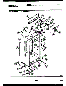 03 - Cabinet Parts parts for Frigidaire Refrigerator TSK160EN2V from AppliancePartsPros.com