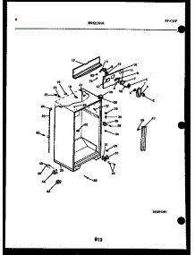 04 - Cabinet Parts parts for Frigidaire Refrigerator TSK210HN0D from AppliancePartsPros.com