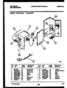 03 - Electrical Parts parts for Frigidaire Air Conditioner KAS184P2K1 from AppliancePartsPros.com