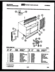 06 - Cabinet And Installation Parts parts for Frigidaire Air Conditioner M208F1EA1 from AppliancePartsPros.com