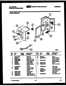 03 - Electrical Parts parts for Frigidaire Air Conditioner MH309H1QA from AppliancePartsPros.com