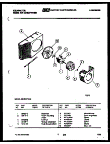 03 - Air Handling Parts parts for Frigidaire Air Conditioner MH311F1QA from AppliancePartsPros.com