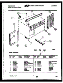06 - Cabinet And Installation Parts parts for Frigidaire Air Conditioner MH311F1QA from AppliancePartsPros.com