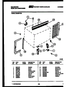 07 - Cabinet And Installation Parts parts for Frigidaire Air Conditioner MH309H1QA from AppliancePartsPros.com