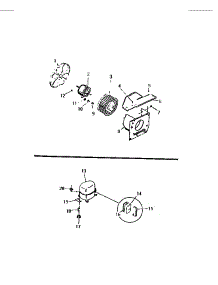 04 - Air Handling Parts, Compressor parts for Frigidaire Air Conditioner M420B2SA from AppliancePartsPros.com
