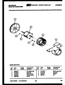 04 - Air Handling Parts parts for Frigidaire Air Conditioner MH110F1UA from AppliancePartsPros.com