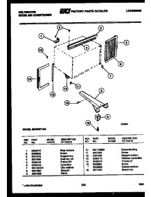 06 - Cabinet And Installation Parts parts for Frigidaire Air Conditioner MH309F1QA from AppliancePartsPros.com
