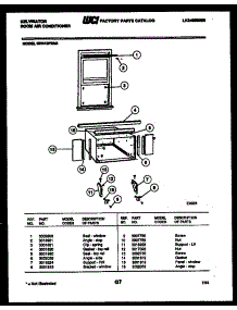 06 - Cabinet And Installation Parts parts for Frigidaire Air Conditioner MH418F2SG from AppliancePartsPros.com