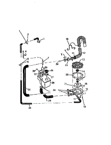 05 - Pump, Hoses parts for Frigidaire Washer AWP330A0D from AppliancePartsPros.com