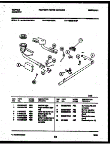 03 - Burner, Manifold And Gas Control parts for Frigidaire Cooktop 14-2639-00-0A from AppliancePartsPros.com