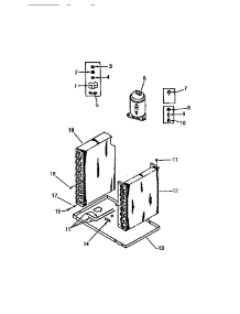 05 - Compressor parts for Frigidaire Air Conditioner MH110B1UA from AppliancePartsPros.com