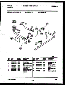 03 - Burner, Manifold And Gas Control parts for Frigidaire Cooktop 14-2639-23-10 from AppliancePartsPros.com