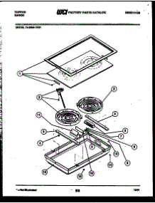 07 - Elements parts for Frigidaire Cooktop 13-2589-00-01 from AppliancePartsPros.com