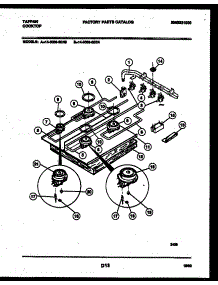 03 - Burner, Manifold And Gas Control parts for Frigidaire Cooktop 14-3089-00-04 from AppliancePartsPros.com