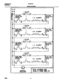 04 - Wiring Diagram parts for Frigidaire Cooktop TEC3X7XCBA from AppliancePartsPros.com