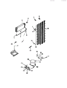 05 - System parts for Frigidaire Refrigerator TSK180AN6W from AppliancePartsPros.com
