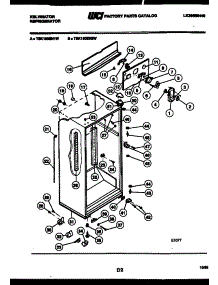 03 - Cabinet Parts parts for Frigidaire Refrigerator TSK180EN2W from AppliancePartsPros.com