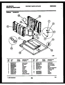 05 - System Parts parts for Frigidaire Air Conditioner KAC051S7Z1 from AppliancePartsPros.com
