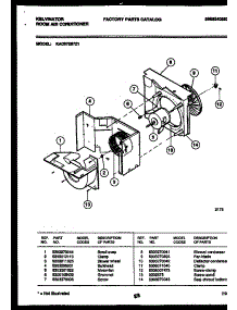 05 - Air Handling Parts parts for Frigidaire Air Conditioner KAC072S7Z1 from AppliancePartsPros.com