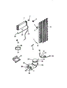 05 - System parts for Frigidaire Refrigerator TUK180AN6W from AppliancePartsPros.com