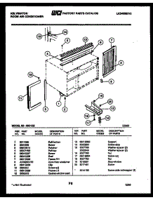 06 - Cabinet And Installation Parts parts for Frigidaire Air Conditioner S208C1E2 from AppliancePartsPros.com