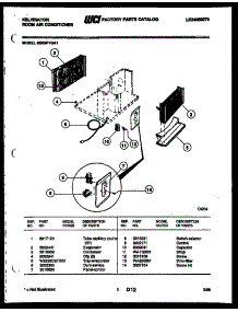03 - Unit Parts parts for Frigidaire Air Conditioner M205F1QA1 from AppliancePartsPros.com