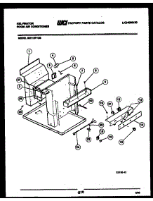03 - Electrical Parts parts for Frigidaire Air Conditioner MH110F1UB from AppliancePartsPros.com