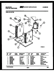 05 - System Parts parts for Frigidaire Air Conditioner MH110F1UB from AppliancePartsPros.com