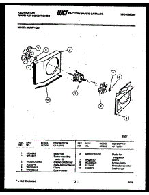 04 - Air Handling Parts parts for Frigidaire Air Conditioner M208F1QA1 from AppliancePartsPros.com