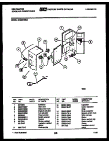 03 - Electrical Parts parts for Frigidaire Air Conditioner MH422H2SA from AppliancePartsPros.com