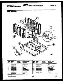 05 - System Parts parts for Frigidaire Air Conditioner MH422H2SA from AppliancePartsPros.com